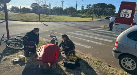 Ao sair do trabalho, ciclista é atropelado no Parque Industrial