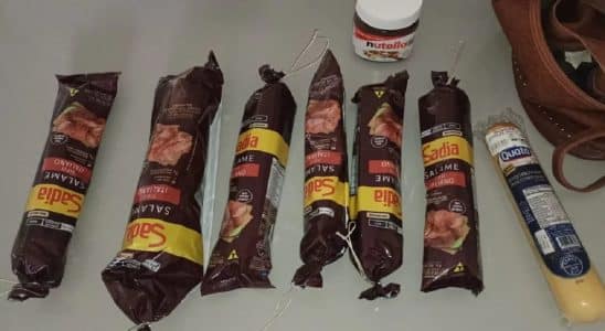 GCM detém mulher furtando salame, queijo e creme de avelã em supermercado