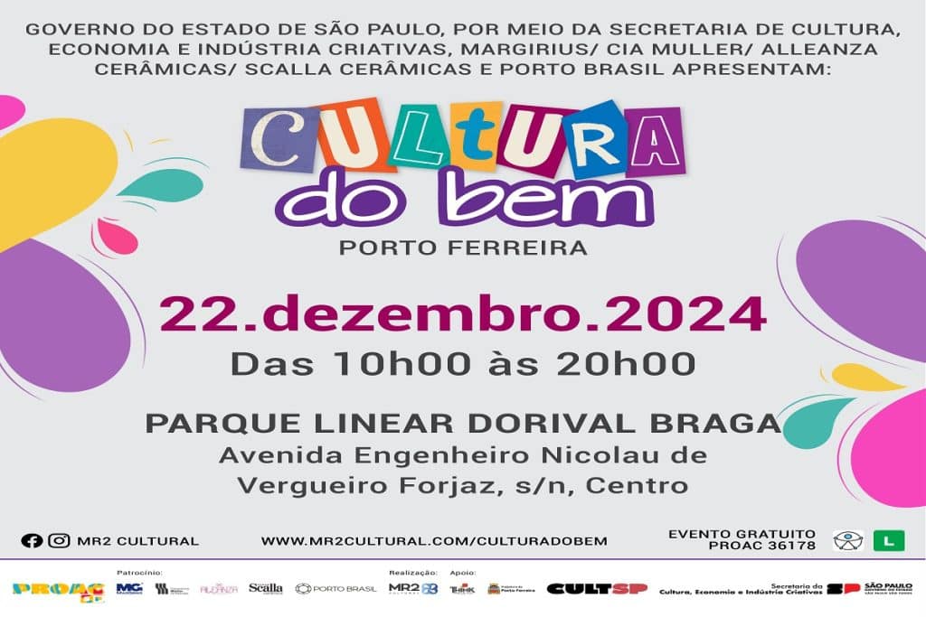 2024 Cultura do bem Porto Ferreira Feed aprovacao