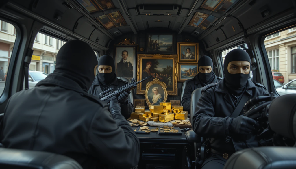 Roubo cinematografico assaltantes levam furgao com mais de 18 milhoes na Franca