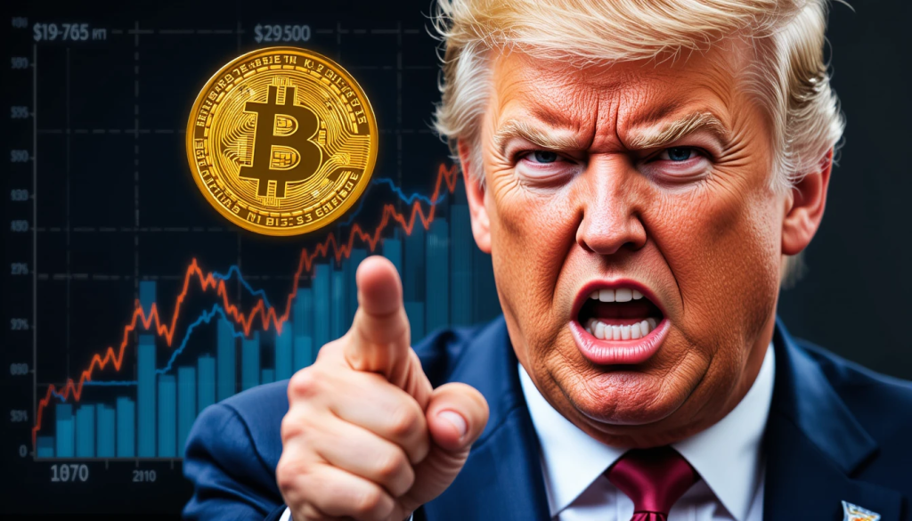 bitcoin despenca apos anuncio de tarifas do presidente donald trump