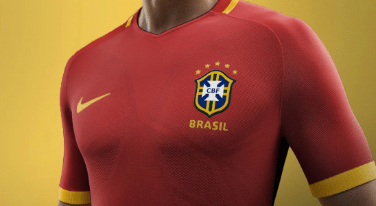 cor vermelho selecao brasileira