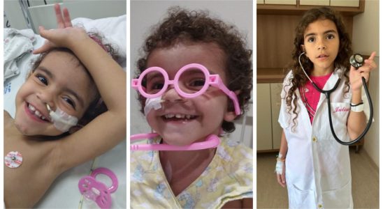 Menina de 8 anos com doença rara supera 12 cirurgias e sonha em ser médica 12 julia geremias sonha ser medica