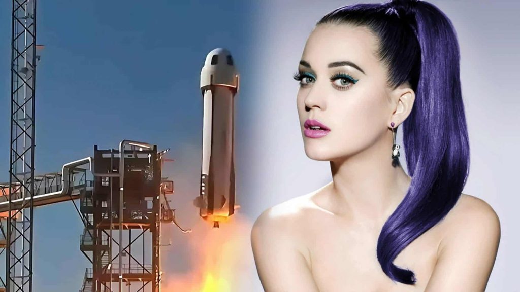 katy Perry viaja ao espaco blue origin