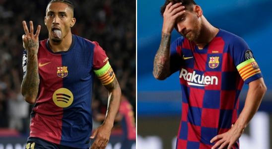 raphinha igual recorde de messi na champions