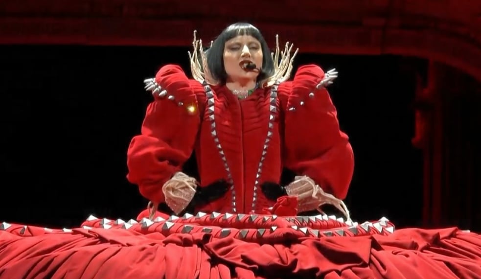 Lady Gaga no show do Rio de Janeiro reproducao Globoplay