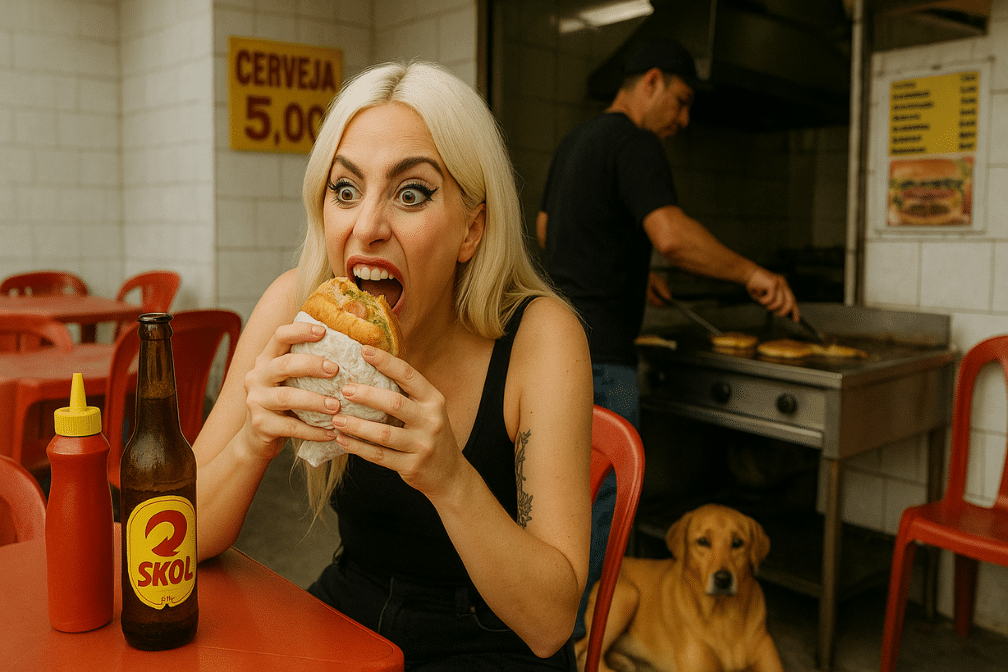 lady gaga hamburguer