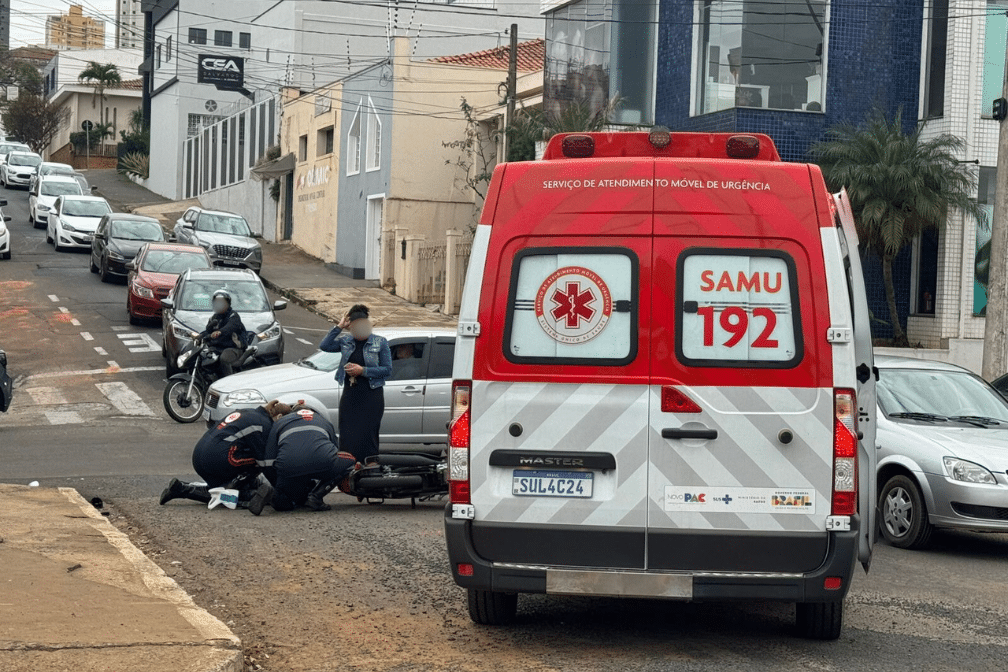 acidente moto x carro