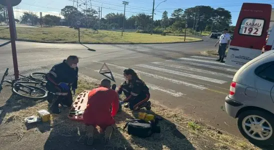 Ao sair do trabalho, ciclista é atropelado no Parque Industrial 13 Ao sair do trabalho, ciclista é atropelado no Parque Industrial