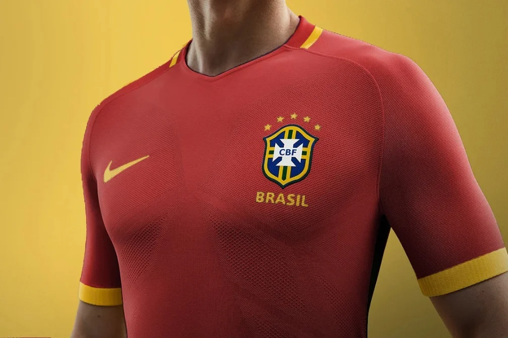 cor vermelho selecao brasileira