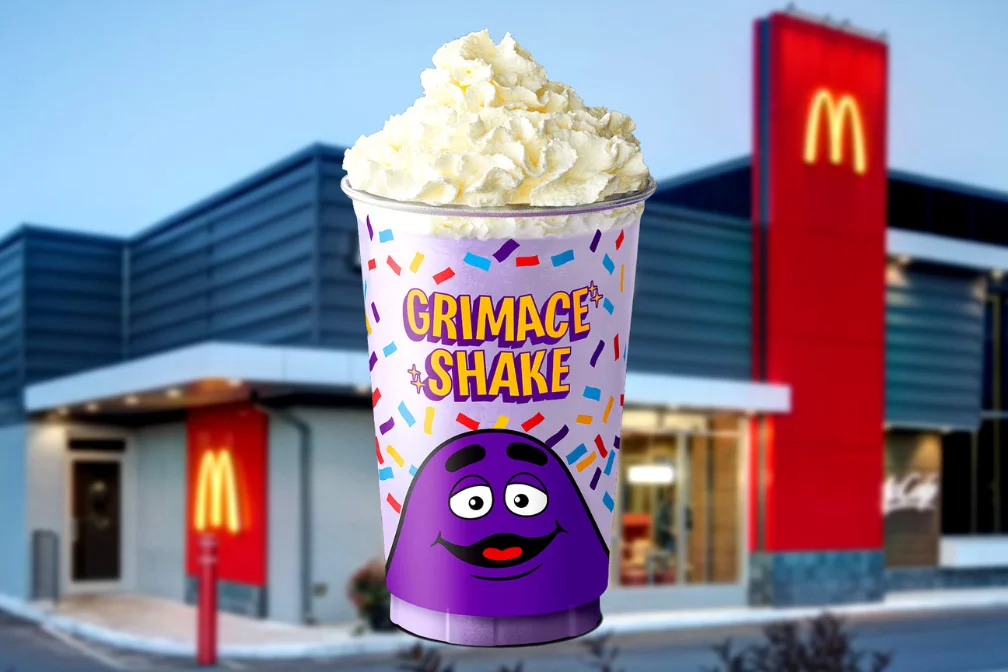 grimace shake mcdonalds brasil