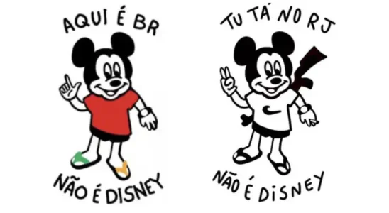 PT usa versão de “Mickey traficante” em campanha contra tarifa dos EUA 5 comando vermelho