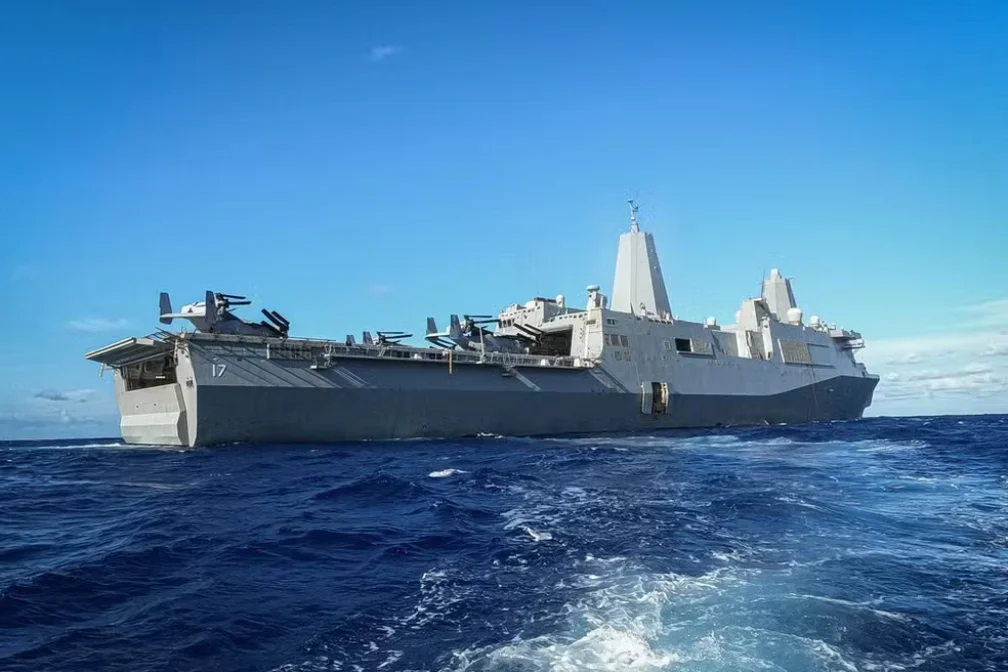 EUA reforçam presença militar na Venezuela com navio e submarino nuclear 4 navio de guerra