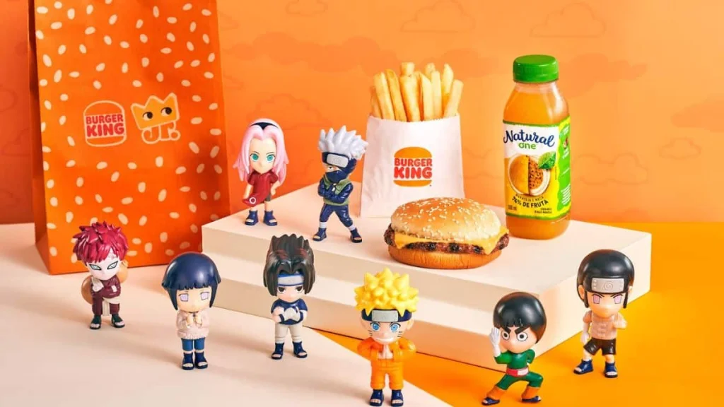 King & Prince McDonald'sコラボグッズセット Burger King e Naruto renovam parceria com nova coleção de brindes
