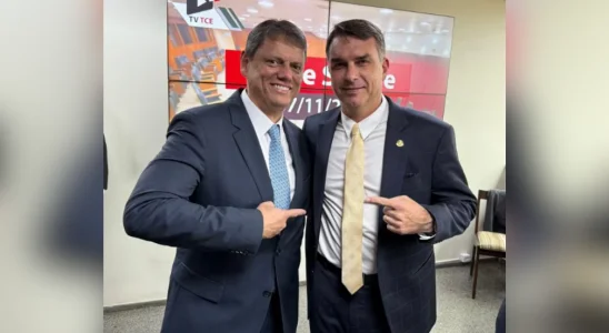 Flávio Bolsonaro agradece apoio de Tarcísio a candidatura presidencial em 2026 7 tarcisio