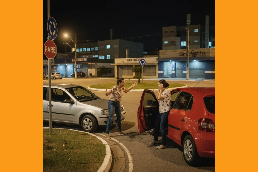 Discussão no trânsito após colisão termina com ameaça e B.O. em São Carlos 4 briga transito