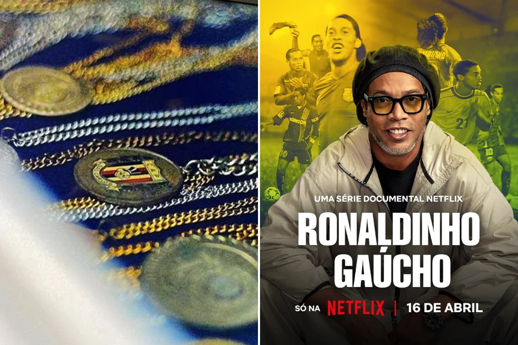 Detalhe curioso em série de Ronaldinho liga ídolo mundial a São Carlos 4 gaucho medalha