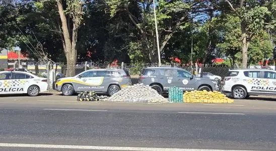 Polícia Rodoviária apreende mais de 450 quilos de drogas escondidos em carga de carne 2 Design sem nome 19 1
